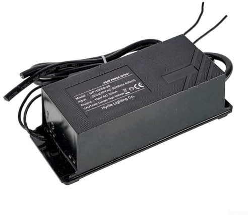 Elektronischer Transformator für Neonlichter 10,0 kV 30 mA Netzteil mit Adapter, 220-240 V AC, hochfrequente Hochspannungsübertragung, flackerfreies Dimmen, wetterfest