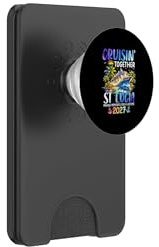 Cruisin Together St Lucia 2027 Ship Dolphin Vacation PopSockets PopWallet for MagSafe