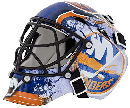 Franklin Sports Eishockey-Sammelartikel Torwart-Helm mini, Design: Logo Einer NHL-Mannschaft, 7784F10, Navy, Einheitsgröße