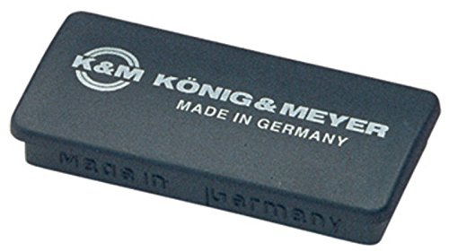 K&M - König & Meyer »115/6 MAGNET« Magnet für Notenständer - Schützende Filzauflage - Farbe: Schwarz mit K&M Aufdruck