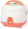 Cuckoo CR-0331 Basic Electric Rice Cooker and Warmer, Nonstick Inner Pot, Made in Korea, 3 Cups, White/Orange