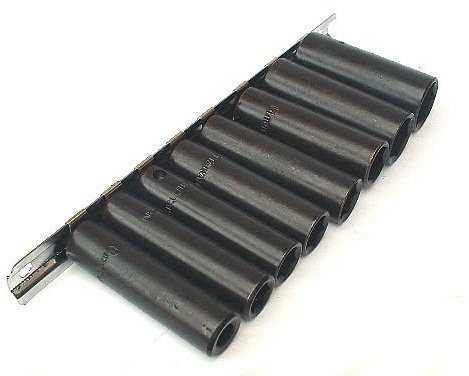 Toolzone 9Pc 3/8 Deep Impact Sockets On Rail - 3/8 - Deep - 8, 10, 11, 12, 13, 14, 17 and 19mm