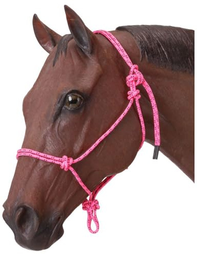 Tough1 Poly Rope Halter - Pink