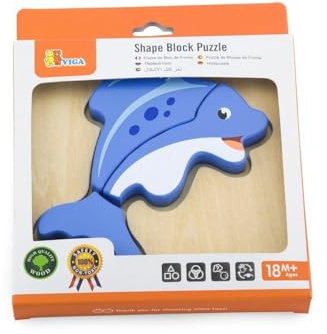 Viga Toys - Holzpuzzle - Fisch