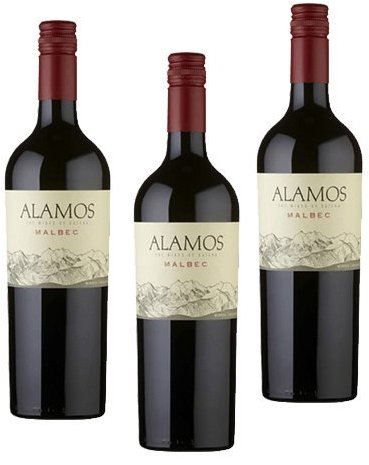 Alamos Malbec - Red Wine- 3 Bottles Case