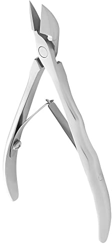 K-01 Profi Hautzange Staleks Länge 12cm Schnitt 1,4cm Lederschutzhülle