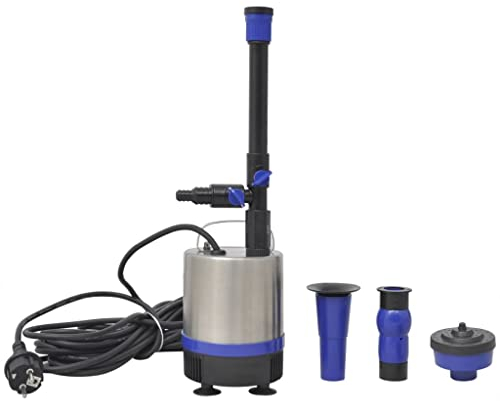vidaXL Springbrunnenpumpe Teichpumpe Fontäne Wasserspiel Wasserpumpe 50W 1750L/h