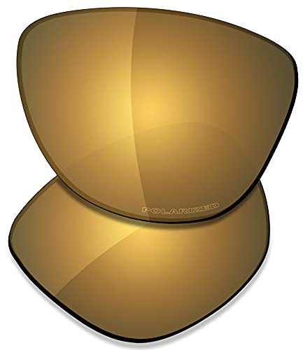 Saucer Premium Ersatzgläser für Oakley Frogskins OO9013 Sonnenbrillen High Defense - Bronze Gold Polarisiert