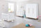 Pinolino Babyzimmer komplett Set Riva extrabreit groß, weiß
