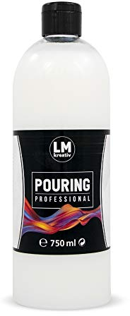 LM-Kreativ Pouring Professional 750 ml | flüssiges Pouring Medium Acryl | Pouring Medium für Acrylfarben | Acryl Pouring | Pouring Mittel für Gießtechnik und Zellbildung