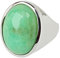 sogni d'oro Silberzeit Damen Ring aus 925 Silber mit Chrysopras 50 (15.9)