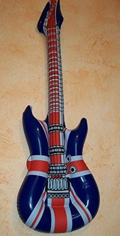 Aufblasbare Gitarre, Großbritannien, 1 m