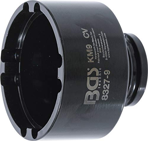 BGS 8327-9 | Vaso almenado | para tuercas ranuradas dientes internos | KM9