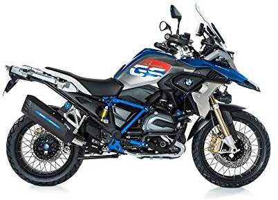 BOS Slip-on Endtopf Desert Fox, schwarz/Rallye edition für R 1200 GS, 17- (Euro4)