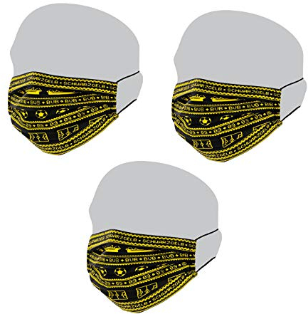 Borussia Dortmund BVB-Maske (3er Pack)
