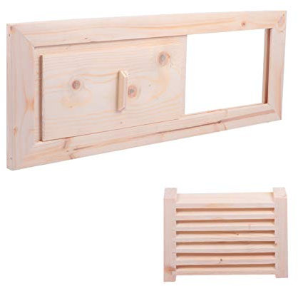 1 Ensemble De Volets De Sauna En Aluminium Pour Fenêtre Et Ventilation