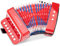 New Classic Toys 10055-NEW Musikinstrument-Akkordeon mit Musikbuch, 230 Stück