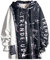 Covisoty Felpa Uomo con Cappuccio Stampa di Lettere Hoodie Hip Hop a Maniche Lunghe Sweatshirt Pullover Uomo Autunno Inverno Nero L