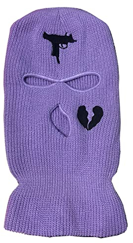YAMEE Passamontagna Invernale Uomo Donna,Cappello Invernale,Maschera da Sci a Maglia con 3 Fori per Motociclismo,Corsa,Trekking,Alpinismo,Snowboard