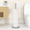 Free-standing Toilet Roll Holder with Heavy Base, Stainless Steel Toilet Roll Holder Stand with Drawing Finish, Simple and Practical Toilet Roll Storage Dispenser