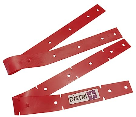 Distri+ - Kit raclette polyuréthane compatible pour autolaveuse NUMATIC 244NX. Alternative pour référence d'origine Numatic