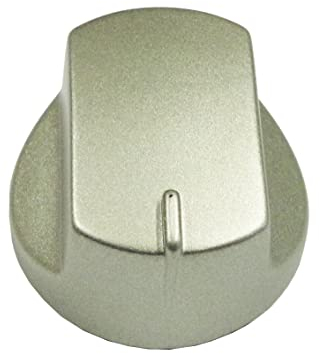 Ariston Hotpoint Indesit - Manopola in plastica color argento C00260576-482000030598 - per cucina piano cottura - M0246 - Prodotto originale (1 pezzo)