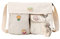 Canvas Crossbody Tasche mit Kawaii Pins und Anhänger für Frauen Mädchen Casual Schulter Messenger Bag Studenten Schultasche, Anhänger C02 beige Bär