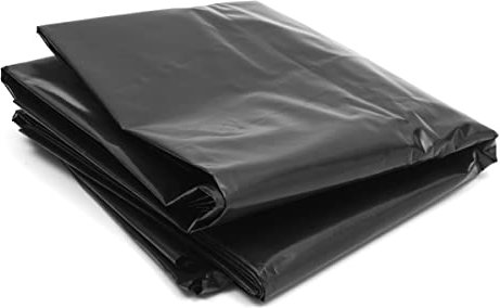 NEFSO Pond Liner Underlay Reinforced Landscape HDPE, 0.35mm Impermeable Black Fishpond, For Landscape Pools, Ramps, Ponds (Color : Black, Size : 3x7m) (Black 9x10m)