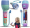 2 grandes torches LED, 16 cm, veilleuses LED super lumineuses pour Noël, cadeaux d'anniversaire – Lampe de poche en plastique pour enfants de 3 ans et plus (Peppa et La Reine des neiges)