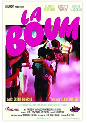 RIPEX La Boum Filmposter auf Leinwand, Vintage-Stil, Poster, Schlafzimmer, Dekoration, Sportlandschaft, Büro, Raumdekoration, Geschenk, ungerahmt, 30 x 45 cm