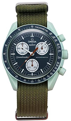 Stanchev Armband für Omega X Swatch MoonSwatch/Rolex/Seiko, 20 mm Nylon-Ersatzband für Speedmaster