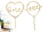 KAPSING 2 Stück Hölzern Cake topper Geburtstag, tortendeko 1. geburtstag, wild one Cake Topper geburtstag deko, Cupcake Toppers Babyparty Kuchendekoration