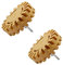 JNNJ 2 Stück Radierer Gummi Aufkleber Entferner, Folienradierer Mit Bohradapter, Gummi Radierscheibe Rad Folienradierer, Zum Entfernen Aufkleber Kleberesten(25mm)