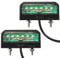 SPARKMOTO 2 x Kennzeichenbeleuchtung anhänger led 12v 24v Universal,Wasserdicht Nummernschildbeleuchtung Hinten LED für Anhänger, LKW,ECE und EMC Zulassung,Kühles Weiß Licht Kennzeichenleuchte LED