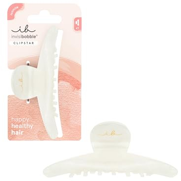 invisibobble CLIPSTAR Clawdia Tortoise L | Senza stampa | Elegante fermaglio per capelli | 1 pezzo