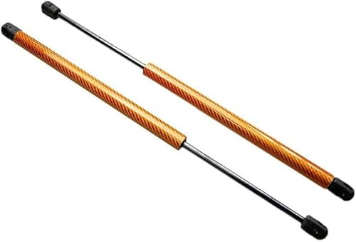 CELECH 2Pcs Car Rear Tailgate Boot Gas Springs for Da-cia Duster (HS) 2011-2016,Car Shock Gas Spring Prop Lift Support Rod Struts Telescopic Damper Kit,Orange carbon fiber
