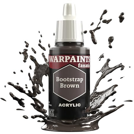The Army Painter Browns & Neutrals Warpaints Fanatic Peinture acrylique 18 ml (Bootstrap Brown)