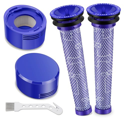 Filtro Dyson V8 e V7 - 2 Pezzi Compatibili con Aspirapolvere Dyson V8 Assoluto, V7, SV10, SV17 - Filtro HEPA