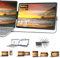 Iryreafer Laptop Screen Extender, 13.3 Inch Mini Game Monitor 360° Rotatable Attachable Portable Monitor Extender for Laptop, Compatible with Mac, PC, Chrome, Powered by USB or Mini HDMI Port