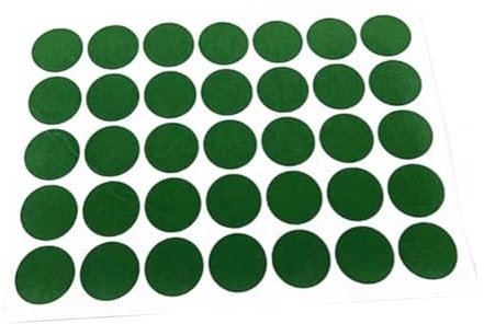 LOVIVER 35x Billardtisch Tuch Pflaster Tischtuch Reparatur Aufkleber Billard Pool Tisch Marker Punkte Grün Tischtuch Reparatur Aufkleber