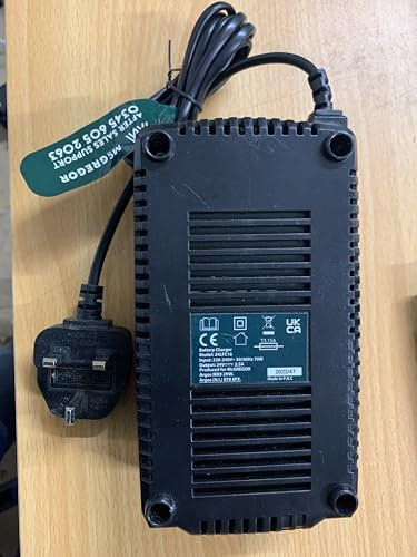 Genuine 24V 2.5A Battery Charger Only Suitable For use with McGregor 32cm Cordless Lawnmower 21.6V - Perfect for small and medium sized gardens