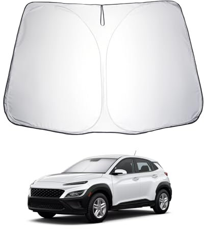 LUWU Compatible con Nuevo Peugeot 3008 P64/ E-3008 GT Allure 2024 2025 Plegable Protección Solar para Parabrisas Parasol para Coche con Protección Solar y Aislamiento Térmico Protección UV Accesorios