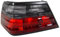 Generisch Bremslicht Auto für Signalbeleuchtung Licht links/rechts hinten Rückleuchten Euro Rauch Rücklicht Bremsleuchte für Mercedes für Benz W124 E-Klasse 1986-1995 Kfz-Rücklichtbaugruppen(Left)