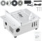 Mini Tischkreissäge, 96W 7-Gang-Netzteil Einstellbarer Table Saw Präzisions Tischsäge 0,1-15mm Sägeblatt Höhenverstellbarer Sicherheitsklappe Miniatur-Holzbastelschnitte Handwerk DIY Handgefertigtes
