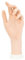 1 Pcs Practice Nail Art Trainer Training Hand Tool Left Flexible Hand Model Bendable Display Hand Manicure Practice Prosthetic Hand for Nails (beige)