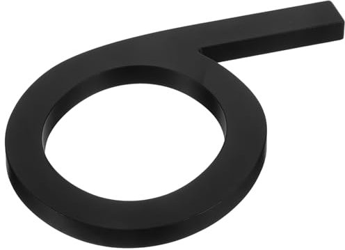 Angoily Plaque Numéro De Maison Allié Numéro Flottant Vertical Pour Adresse Extérieure Signe Élégant Et Pour Maison