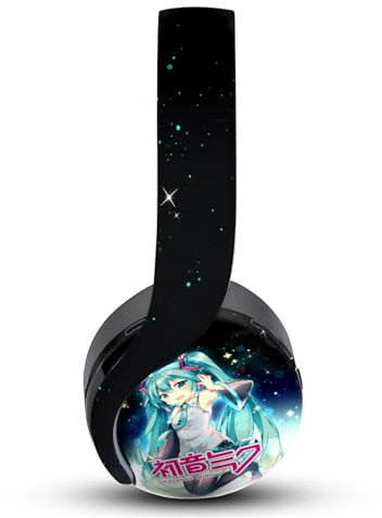 Head Case Designs Offizielle Hatsune Miku Nachthimmel Grafiken Vinyl Haut Aufkleber Abziehbild Abdeckung kompatibel mit Sony Playstation PS Pulse 3D Headset