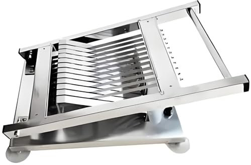 McbeAn Commercial Sushi Roll Cutter, Sushi Cutter, Sushi Roll Making 12 Sections, Sharp Blades, Stainless Steel, Only 2 Steps, Manual Rice Ball Sushi Roll Cutting Machine for Easily Cut Sushi Rolls