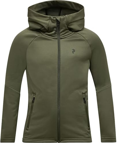 Peak Performance Kinder Rider Essentials Hoodie Jacke, pine needle-pine needle, 160