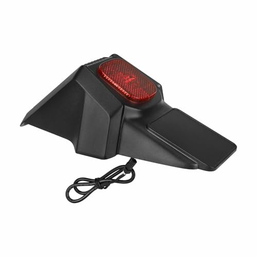 CERFFOOL Schutzblech hinten und Rücklicht für Segway Ninebot ZT3/ZT3 Pro, Spritzschutz, langlebig, Ersatzteile, hohe Helligkeit, Bremslicht, Zubehör für Elektroroller